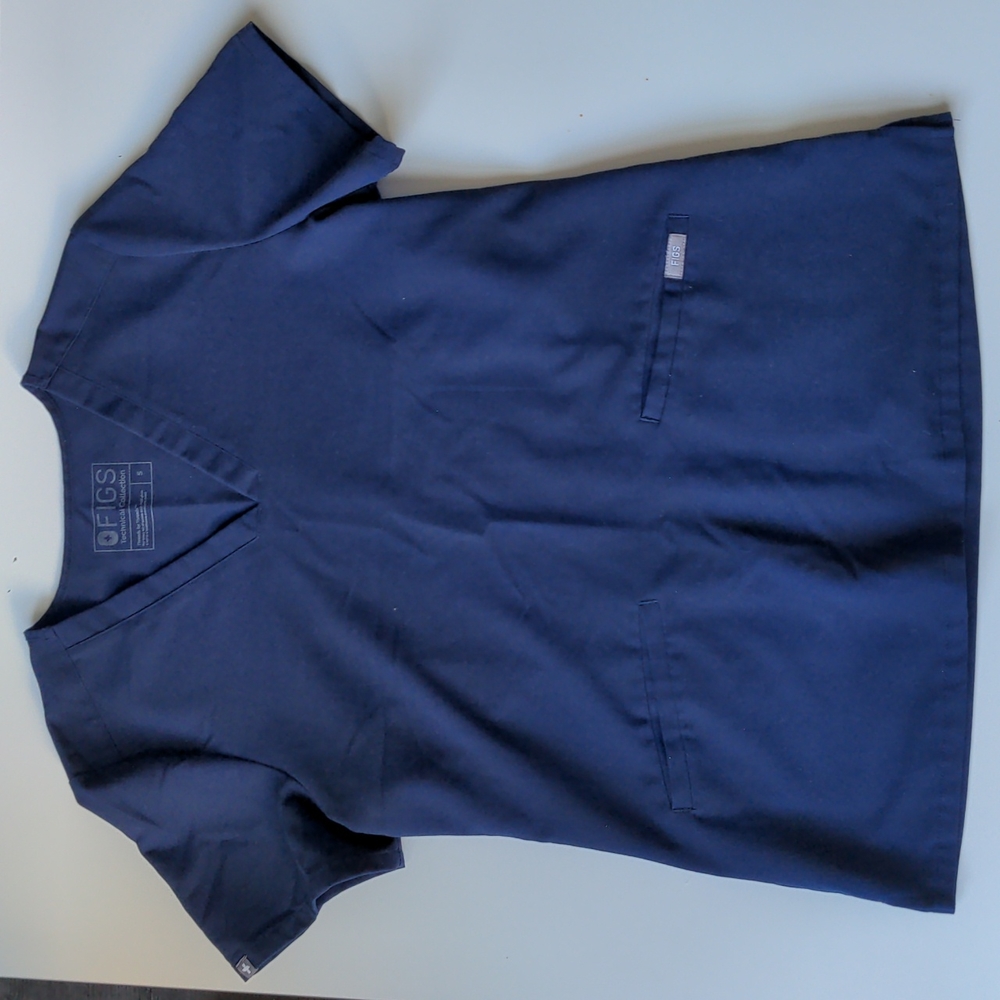 Figs Navy Blue Women's Top